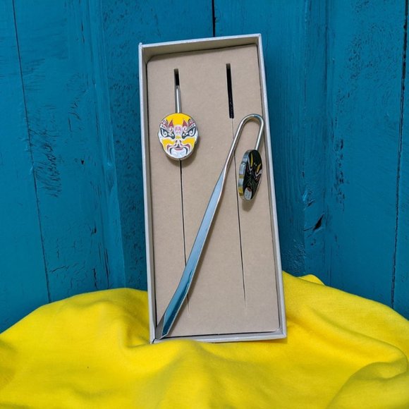 Chinese Opera Mask - Metal Bookmark - 0079 - Picture 3 of 4